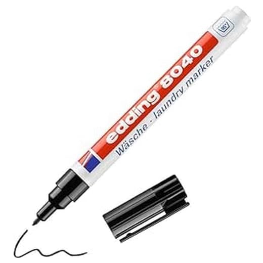 edding e-8040-1-4001 - Marcador textil, color negro