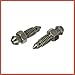 ACROPIX 2Pcs M6x1mm Banjo Bolt Bleeder Screw with Cap for Motorcycle Brake Master Cylinder Car Parts
