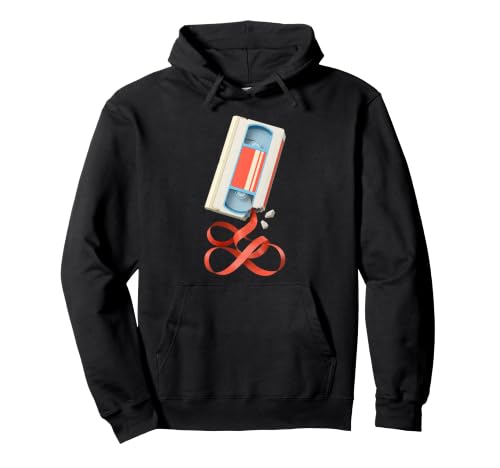 Vhs Tape Funny Retro 80s Nostalgia Video Rental Store 90s Pullover Hoodie