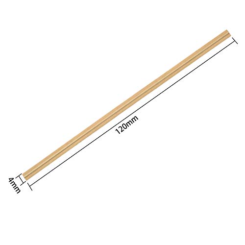 500 Pcs 5\" Kraft Paper Twist Ties Reusable Bread Ties, for Party Cello Candy Bread Coffee Bags Cake Pops - Thumbnail 2