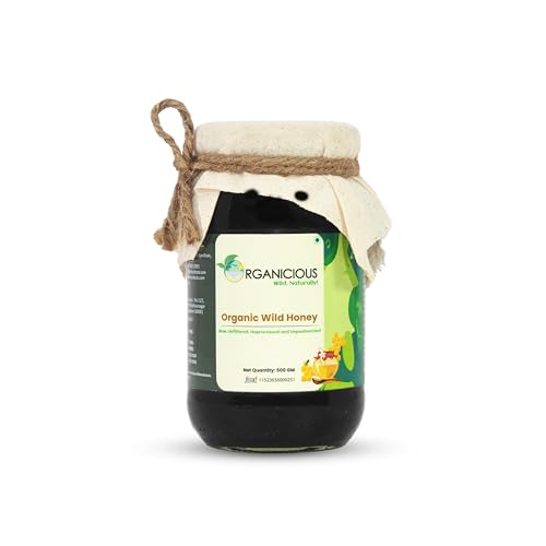Organicious Wild Organic Honey – Raw, Unfiltered, Unprocessed Natural Original Honey – 500 GM Glass Jar (Pack of 1) (B0CWHCWSSZ) Amazon Price History, Amazon Price Tracker