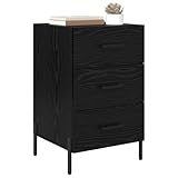 【Dimensions idéales】Avec 40 x 40 x 66 cm, ce cabinet se glisse juste à côté de n'importe quel lit. Ses dimensions garantissent assez de place pour vos essentiels sans prendre trop de place, parfait pour des appartements petits ou des chambres spacieuses. Avec ses pieds en métal solides, il reste stable, soutenant bien vos objets.