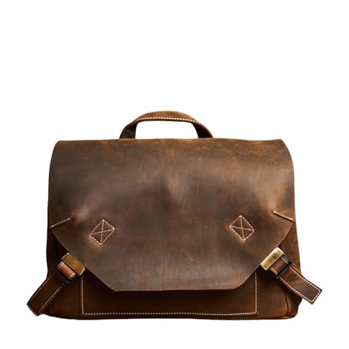 Sacoche homme cuir rétro et sacoche de banlieue vintage avec rangement pratique