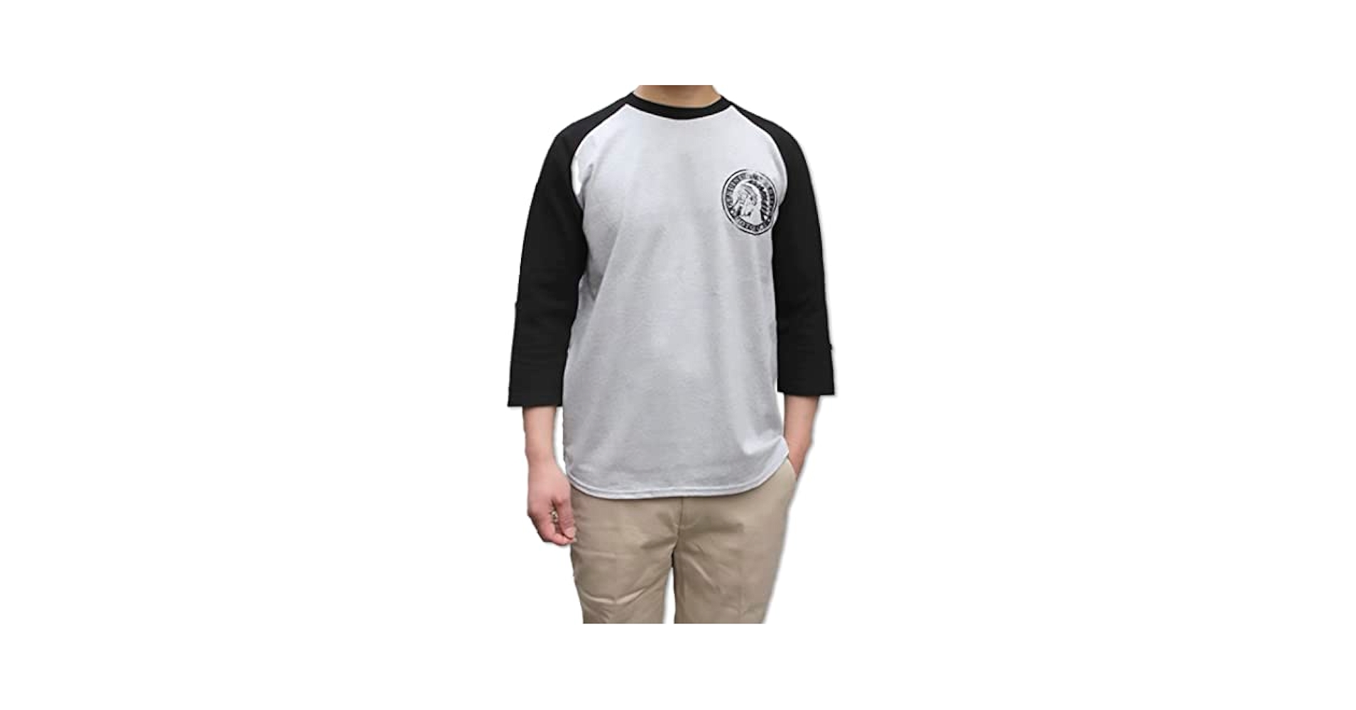 TENDERLOIN ラグランTシャツ ベースボールTシャツ 七分丈 L 白