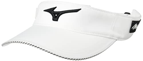 [ミズノ] ゴルフウェア RBツアーバイザー 52MW0023 メンズ ホワイト×ブラック フリー