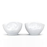 Mikrowellengeeignet FiftyEight T015101 Eierbecher-Set KÜSSEND & VERTRÄUMT, weiß