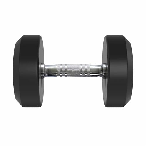 Image of Amazonbasics Professional Rubber Coated 10 Kg Bouncer Dumbbells Set for Full Body Workout (Set of 2, 5 Kg), Multicolor