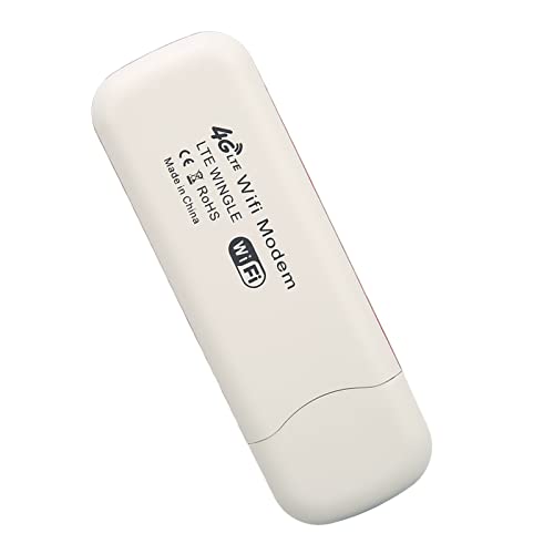 Image of USB Portable WiFi Router, 4G LTE Pocket Mobile Hotspot with SIM Card for 10 Devices, WPA WPA2 Encryption, Travel Network Router for Laptop Phone Tablet