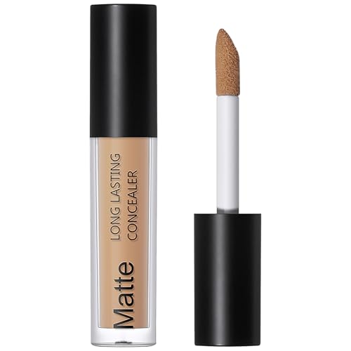 DALVGFN Matte Concealer Cream, Covers Under Eye Dark Circles & Blemishes, Waterproof Full-Coverage,...
