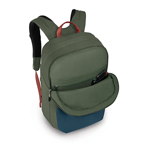 Image of Osprey Arcane Extra Large Day Everyday Backpack, Haybale Green /Stargazer Blue