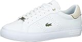 Lacoste Damen Low-Top Sneaker POWERCOURT2.0 07221QSPSFA, Frauen Halbschuhe,Laufschuhe,schnürschuhe,schnürer,Women's,Weiss/Offwhite,39 EU / 5.5 UK