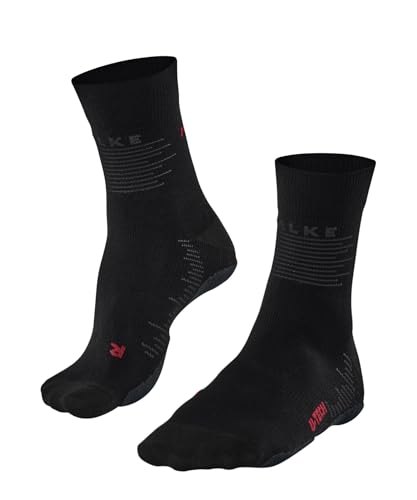 Chaussettes de course pour homme FALKE RU True Motion Nevos M en lyocell anti-bulles noir 42-43