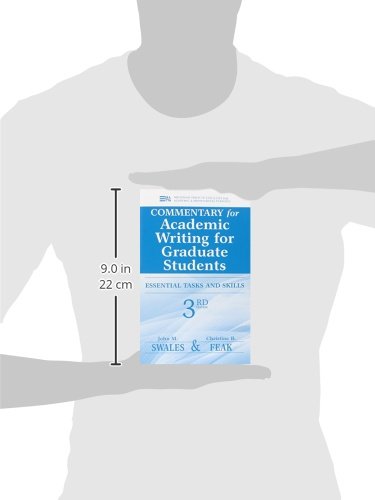 Commentary for Academic Writing for Graduate Students, 3rd Ed.: Essential Tasks and Skills (Michigan Series In English For Academic & Professional Purposes) - Image 3