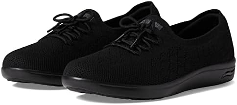 Skechers Women's Arch FIT Uplift-Perfect Dream Sneaker, Black/Black, 5.5 | Image 3