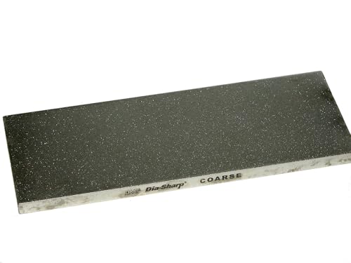 DMT D8X Diamond Dia-Sharp Bench Stone, Knife Sharpener - Extra Coarse (220) Flat Sharpening, Made in the USA 8' x 3' x 0.38'