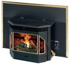 TimberRidge 55-TRPEPI Pellet Fireplace Insert, Matte Black