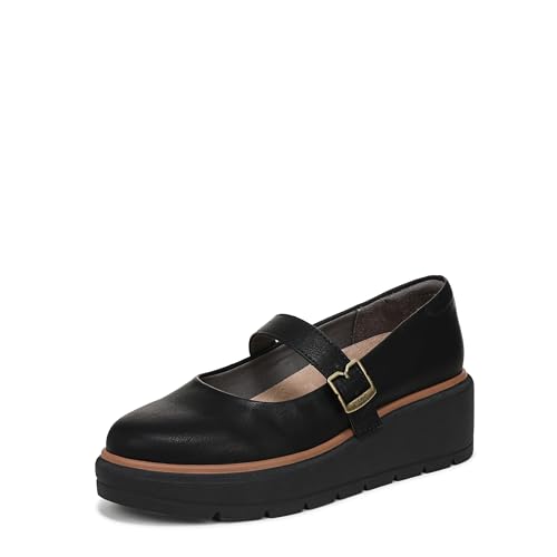 Dr. Scholl's Women's Nice Day Max Jane Maryjane Mary Jane Flat Black 7 M