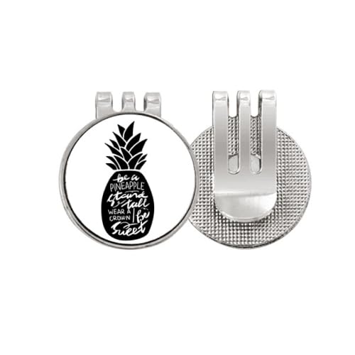 Marqueur de balle de golf aimanté noir PineFruit clip magnétique