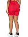 Core 10 Women's All Day Comfort Slim-Fit High-Waist Booty Yoga Short, Poppy Red, Small