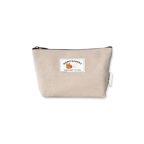 Image of Monolike Happy and Lucky daily Pouch, Beige - Portable Pouch