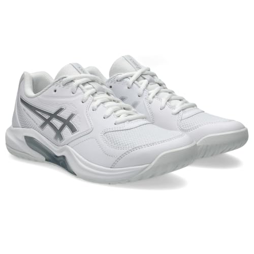 ASICS Women's Gel-Dedicate 9 Tennis Shoes, 7.5, White/Pure Silver - image 2