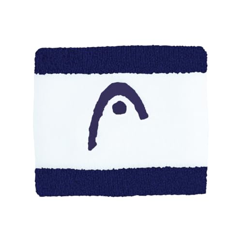 HEAD Pulsera de 2,5'' a Rayas Color Azul Marino-Blanco, Talla única