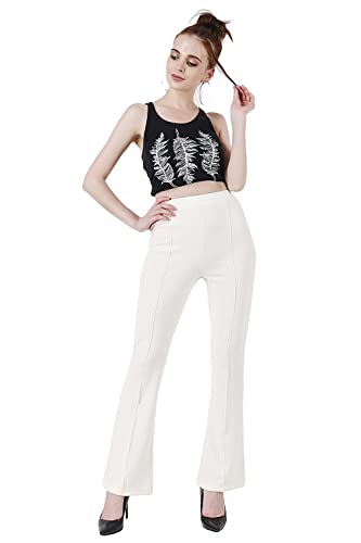 Image of Leriya Fashion Women's Yoga Dress Pants Stratchable Work Slacks Business Casual Office Straight Leg /Bootcut Elastic Waist Trouser for Women