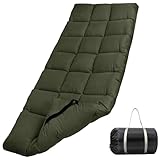 Tuphen Cot Mattress Pad-Cot Pads for Camping, Cot Mattress Topper, Camping Mattress Sleeping Pad 75'x30' Soft Lightweight Quilted Pads for Camp Cot/RV Bunk/Narrow Twin Beds (Green)