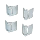 Bisagra de acero prensado Heavy Duty 65x73mm Pasaplatos Industrial Locker 4PK