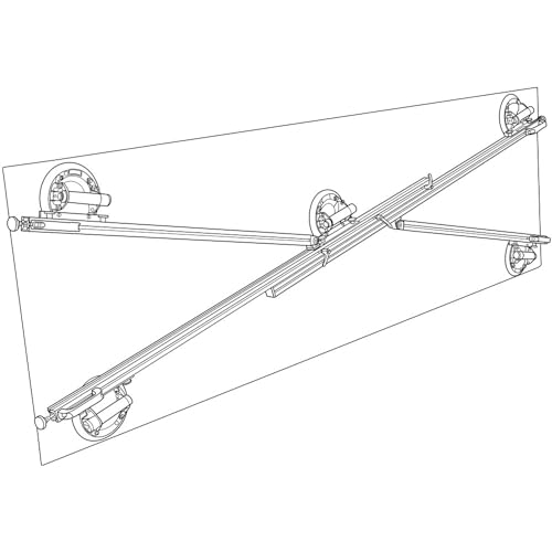 Karl Dahm X-Lift 12292 - Marco para elevar y colocar azulejos de hasta 320 cm x 160 cm