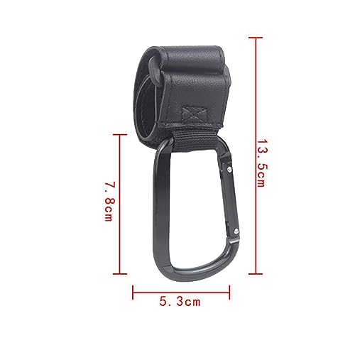 EHJRE Kit com 2 Ganchos para Carrinho de Bebê - Acessórios Versáteis para Pendurar Bolsas e Sacolas,