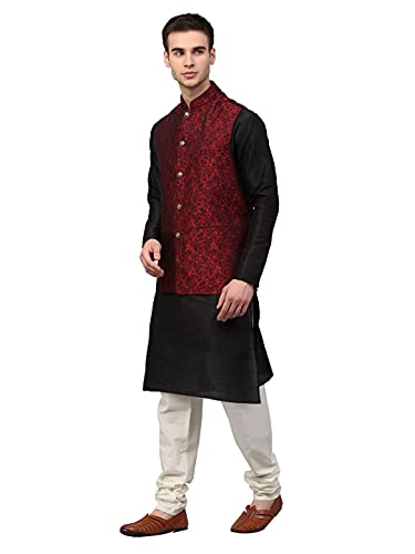 Image of Jompers Men's Woven Design Waistcoat