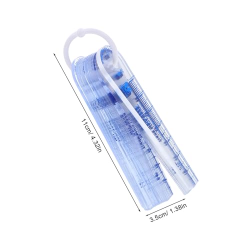 Juego de calibrador de espesores de plástico de 25 piezas, rango de medición de 0,05 a 3 mm, herramienta para inspección de holguras en ingeniería, automoción y uso doméstico, probador de holguras en forma de cuña miniatura 2