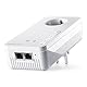 devolo Magic 2 WiFi next Erweiterungsadapter, WLAN Powerline Adapter, bis zu 2.400 Mbit/s, Mesh WLAN, 2x Gigabit LAN Anschluss, dLAN 2.0, weiß