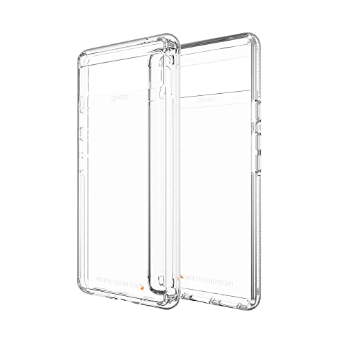 Image of ZAGG Gear4 Crystal Palace Clear Case with Advanced Impact Protection [ Approved by D3O ], Slim, Tough Design for Google Pixel 6a - Clear