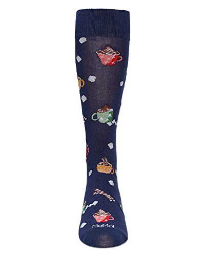 MeMoi Men's Hot Cocoa Rayon Crew Socks2