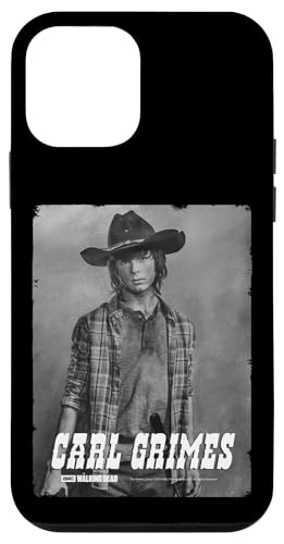 Coque iPhone 12 Mini Carl Walking Dead finition portrait argenté