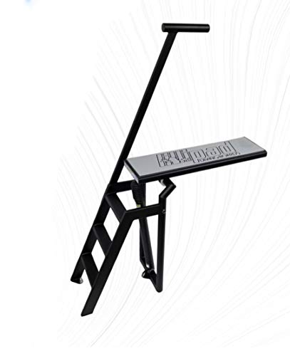 Lillipad Diving Board Pack - Includes Board, Under Mount or Ghost Mount, and Upgraded SEADEK Foam Surface (Black Powdercoat Storm Grey Undermount)