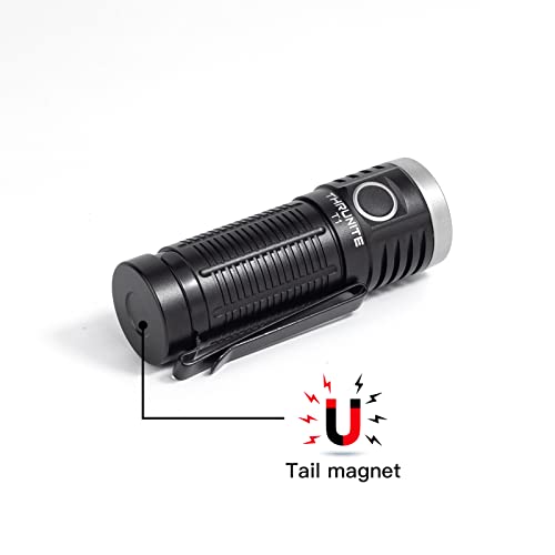 Thrunite T1 Edc Flashlight Usb Rechargeable Mini Led Pocket Light Handheld Flashlights With Magnetic Tailcap, Neutral White #TOP2