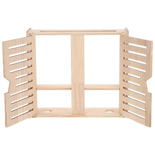 Boîte pour routeur WiFi en bois qui range les câbles du bureau