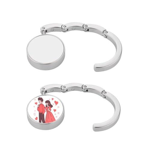 Limitronix 20 Pieces Sublimation Blank Personalized Purse Hooks DIY Heat