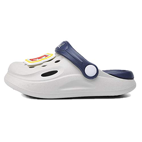 2021 Verano Nuevos Dibujos Animados Niños Zuecos Y Mules Sandalias Deportivas Casuales De Moda Sandalias De Playa Jardín Y Piscina De Bebé para Niños Pequeños Y Medianos,Gris,27 Cover