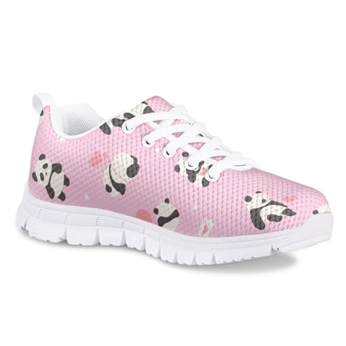 Modysero Girls Athletic Sneaker Lightweight Lace Up Tennis Shoes for Girls Park Outdoor Jogging Walking Running Shoes