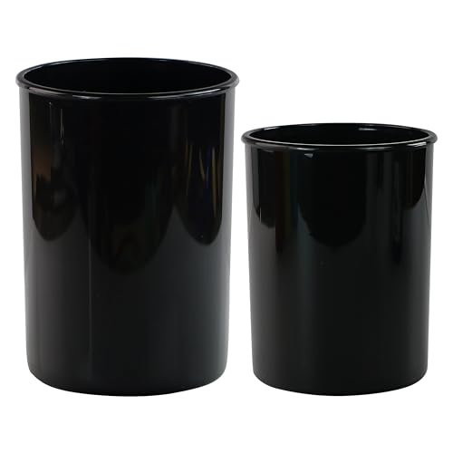 Reston Lloyd Multipurpose Utensil/Crock Holders Organize Wide Variety of Sizes of Utensils & Tools, Includes Large, & Miniature, Black