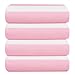 Touchat 4 Pack Beach Towels Oversized 30'' x 60'' Microfiber Pool Swim Bath Camping Travel Cabana Stripe Quick-Dry Super Absorbent Lightweight Sand Free Towel for Adults, Multi-Functional，Pink