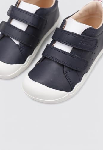 Baskets Geox B Steppieup Boy A en cuir premium pour premier pas bébé