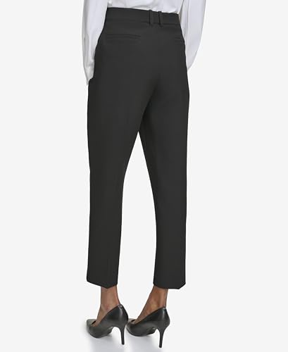 KARL LAGERFELD Women's Straight Leg Belted Suit Pant3