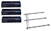Hongso Replacement Tuscany SGR30ML, SGR30M Gas Grill Repair Kit Replacement Burner & Heat Plate (SBC033, PPC031)