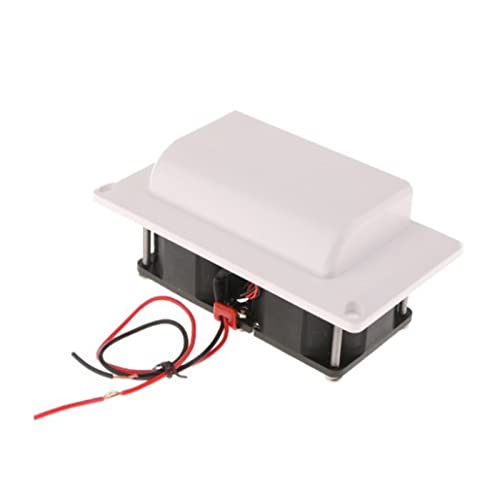 Extractor de aire, Ventilador De Escape De Montaje Lateral For Coche De 12V, Ventilador De Ventilación De Escape Adecuado For Caravana De Remolque De Camping RV,para RV, baño(Bianco)