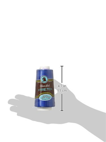 American & Efird AME54.32059 Blue Maxi Lock Stretch Thread, 2000yd miniatura 2